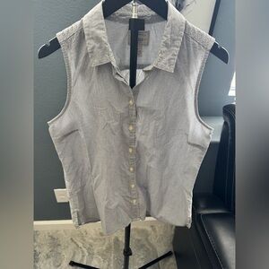 G.H. Bass & Co. Black and White Striped Button-Down Shirt